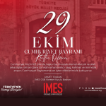 İMES OSB 29 Ekim Cumhuriyet Bayramı Kutama İlanı