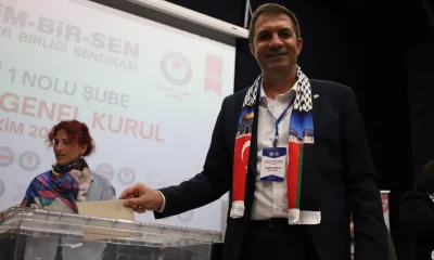 Kocaeli Eğitim Bir-Sen’de Başkan Şahin Yaşlık 4’üncü kez başkan seçildi