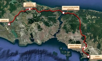 Kocaeli’den başlayarak iki havalimanına bağlayan demiryolu projesinde ihale tarihi belli oldu
