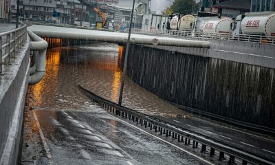 Kocaeli’de yeni yapılan Seymen battı-çıktı kavşağı trafiğe kapatıldı